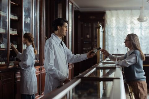 Аптеки та аптечні пункти — ілюстрація
