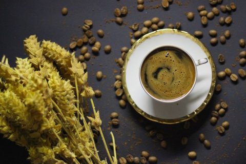 Чай и кофе — иллюстрация