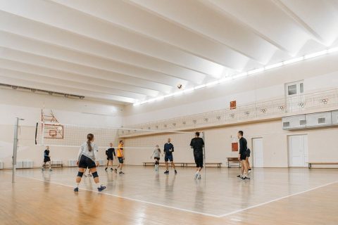 Спортивные комплексы — иллюстрация